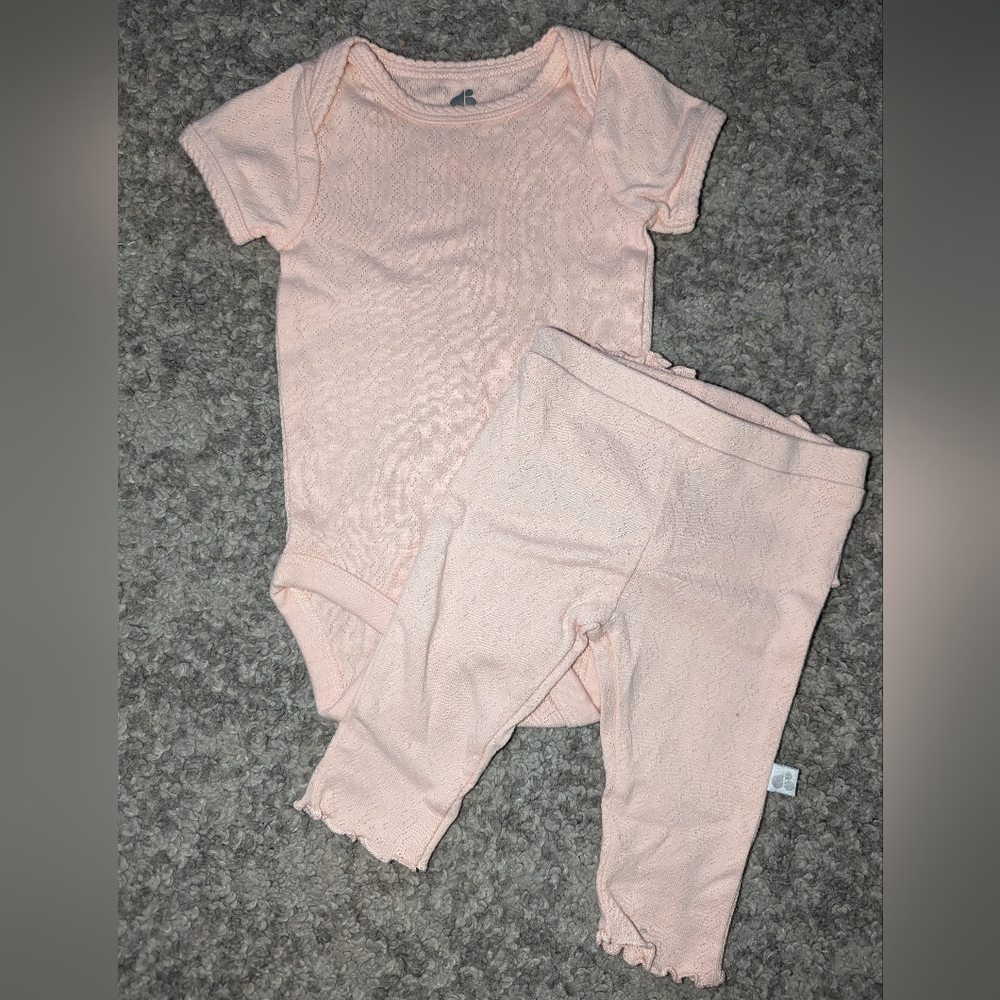 2 pc Just born baby girl set.